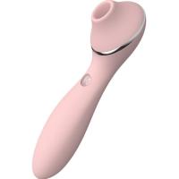 Kiss Toy Polly Plus - стимулятор клитора с вибрацией и нагревом, 16.8х4.8 см. (розовый)
