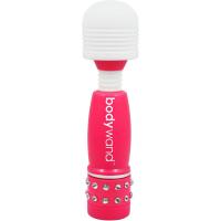 Bodywand Neon Edition - Мини-ванд с кристаллами, 11х3 см (розовый)