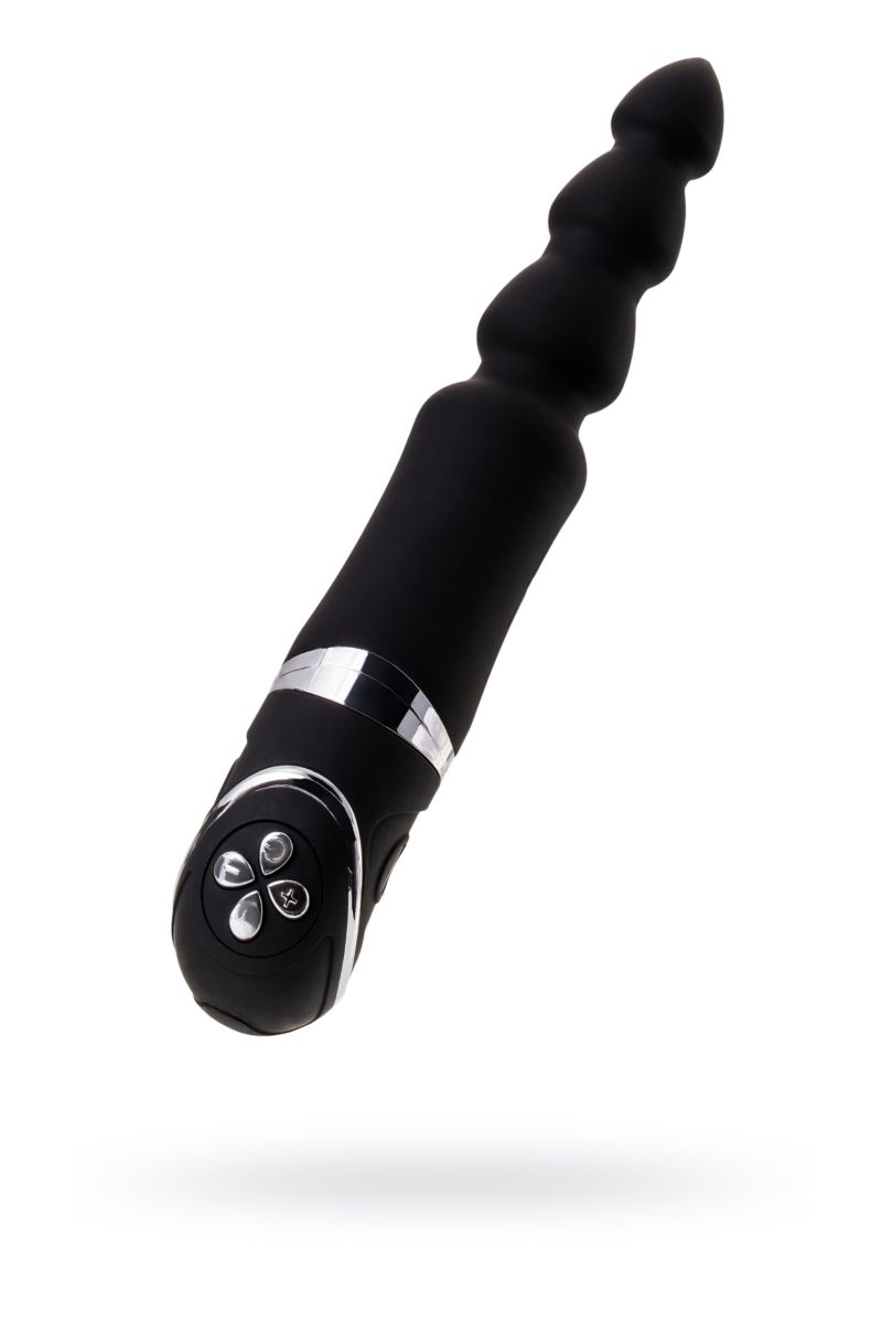 Чёрный анальный вибростимулятор Erotist - 20,7х3.5 см. от ero-shop