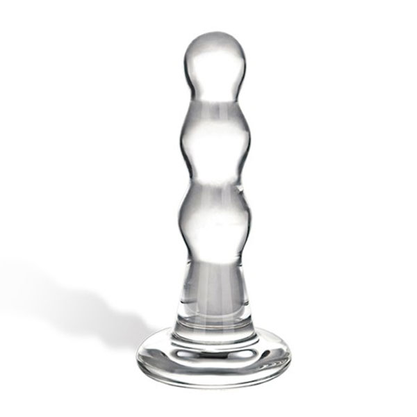 Glas Triple Play - Стеклянная анальная ёлочка, 9х2.5 см от ero-shop