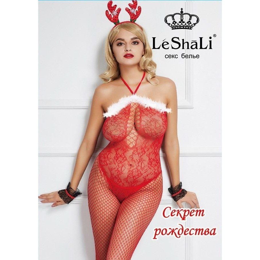 Эротический костюм снегурочки LeShali №4 (S/M/L) от ero-shop