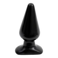 Большая анальная пробка Butt Plug Black Large, 14 см (чёрный)