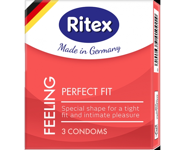 Презервативы анатомической формы с накопителем Ritex Perfect Fit (3 шт)