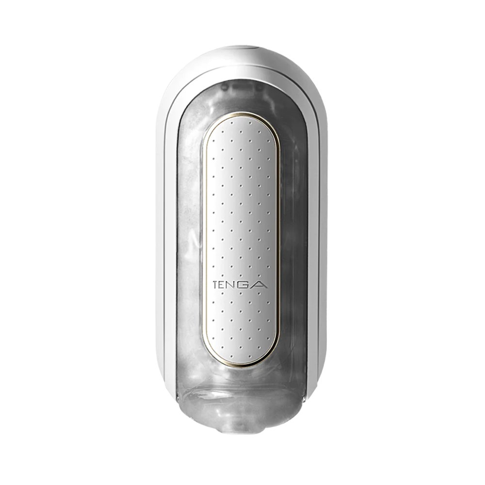 Tenga Flip Zero Gravity раскладной мастурбатор с вибрацией, 18х5 см (белый) - фото 1