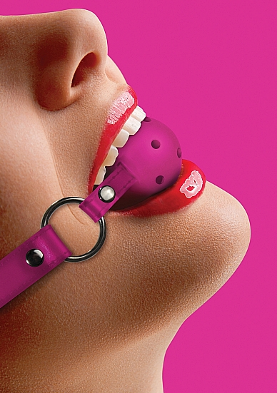 Классический кляп-шарик Ouch! Shotsmedia, 4.5 см (розовый) от ero-shop