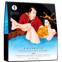 Shunga Lovebath Ocean temptation - cоль для ванны, превращающая воду в гель, 650 гр. 