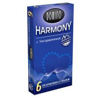 Domino Harmony - Презервативы текстурированные, 6 шт