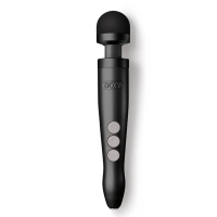 Doxy Die Cast 3R - очень мощный безпроводной вибратор-микрофон в алюминиево-титановом корпусе, 28х4.5 см (чёрный матовый)