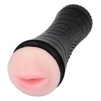 Мастурбатор-ротик с вибрацией Pink Mouth Vibrating (телесный)