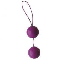 Balls Erowoman-Eroman - Двойные вагинальные шарики, 3.5 см (фиолетовый)