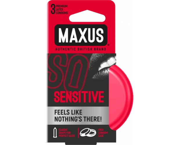 Maxus Sensitive - ультратонкие презервативы, 3 шт от ero-shop