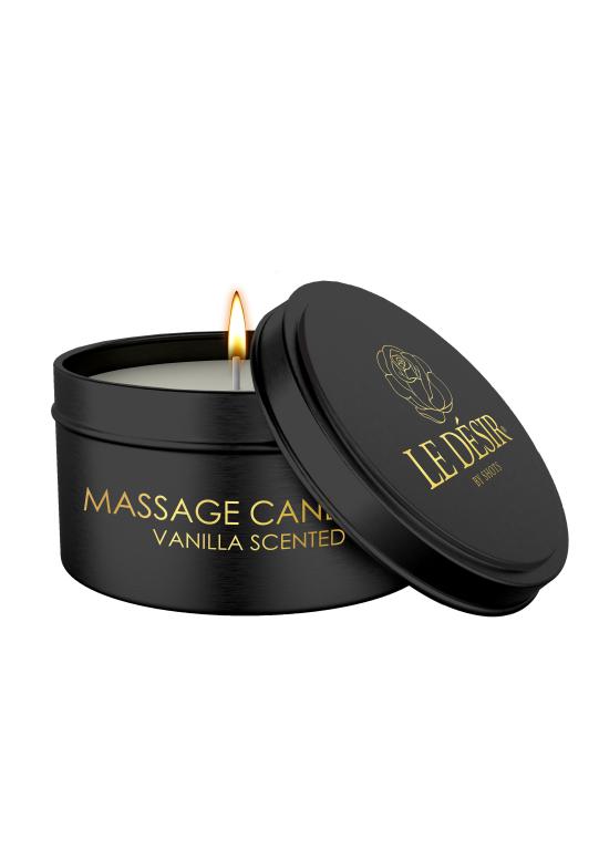 Massage Candle Vanilla Scented - Ароматизировання массажная свеча, 100 г (ваниль) - фото 1