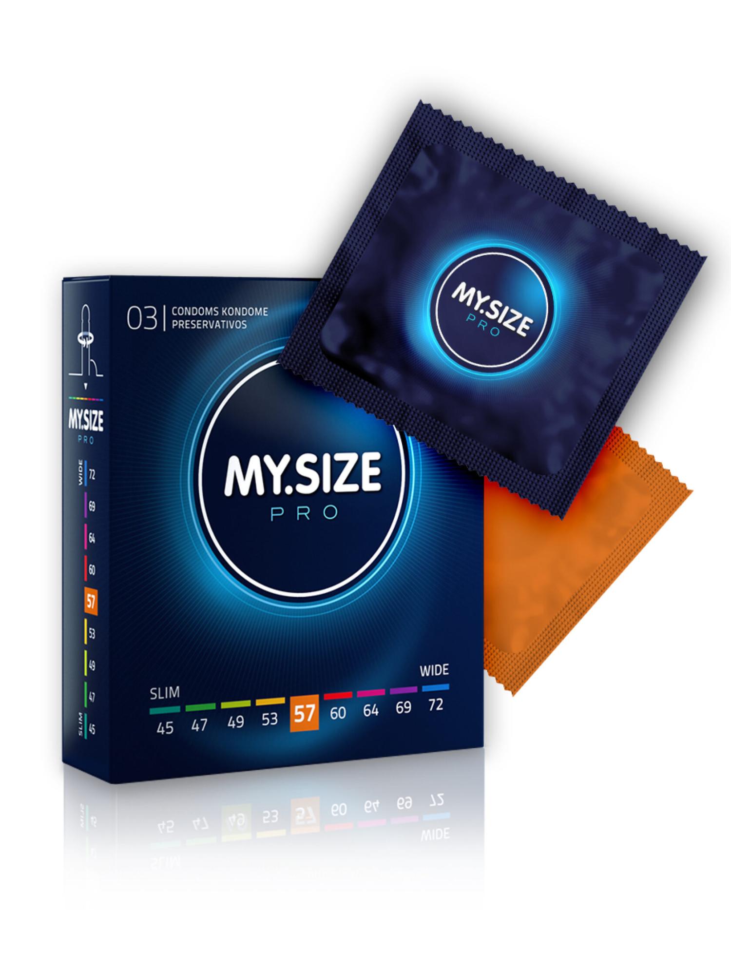 MY.SIZE №3 размер 57 латексные презервативы, 3 шт