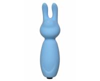 Lola Games Emotions Funny Bunny - Маленький вибратор-зайчик, 8.2х2.3 см (голубой) 