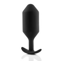 B-vibe Snug Plug 6 - Профессиональная анальная робка для ношения, 17.1х5.6 см (чёрный)