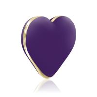 Rianne S Heart Vibe виромассажер в форме сердца 10 режимов, 5х5.5 см (фиолетовый)