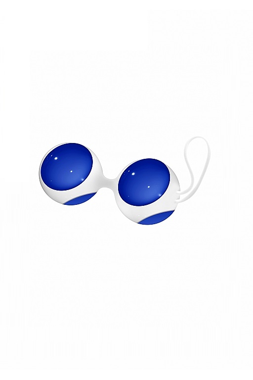 Chrystalino Ben Wa Small вагинальные шарики из стекла, 2.7 см (синий) - фото 1