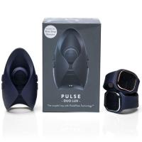 PULSE Duo Lux - Инновационный мужской вибратор, 11,7 см (черный)