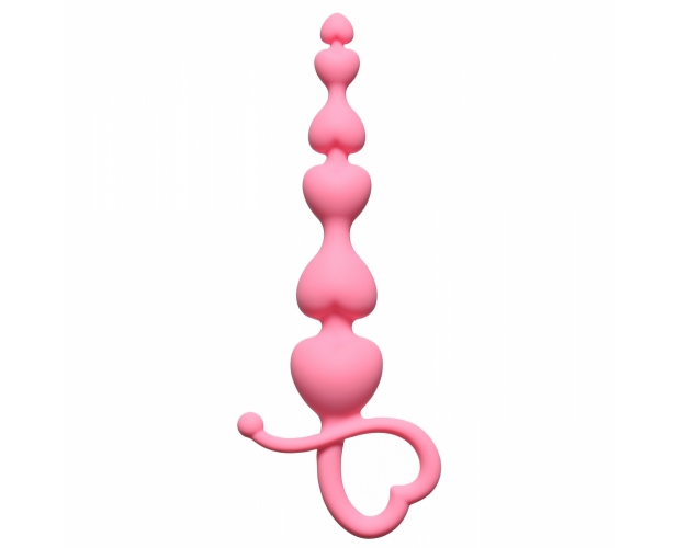Lola Toys First Time анальная цепочка Begginers Beads Pink 18 см (розовый)