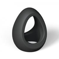 Love to Love Flux Ring Black Onyx - Двойное эрекционное кольцо, 4.5 см (чёрный)