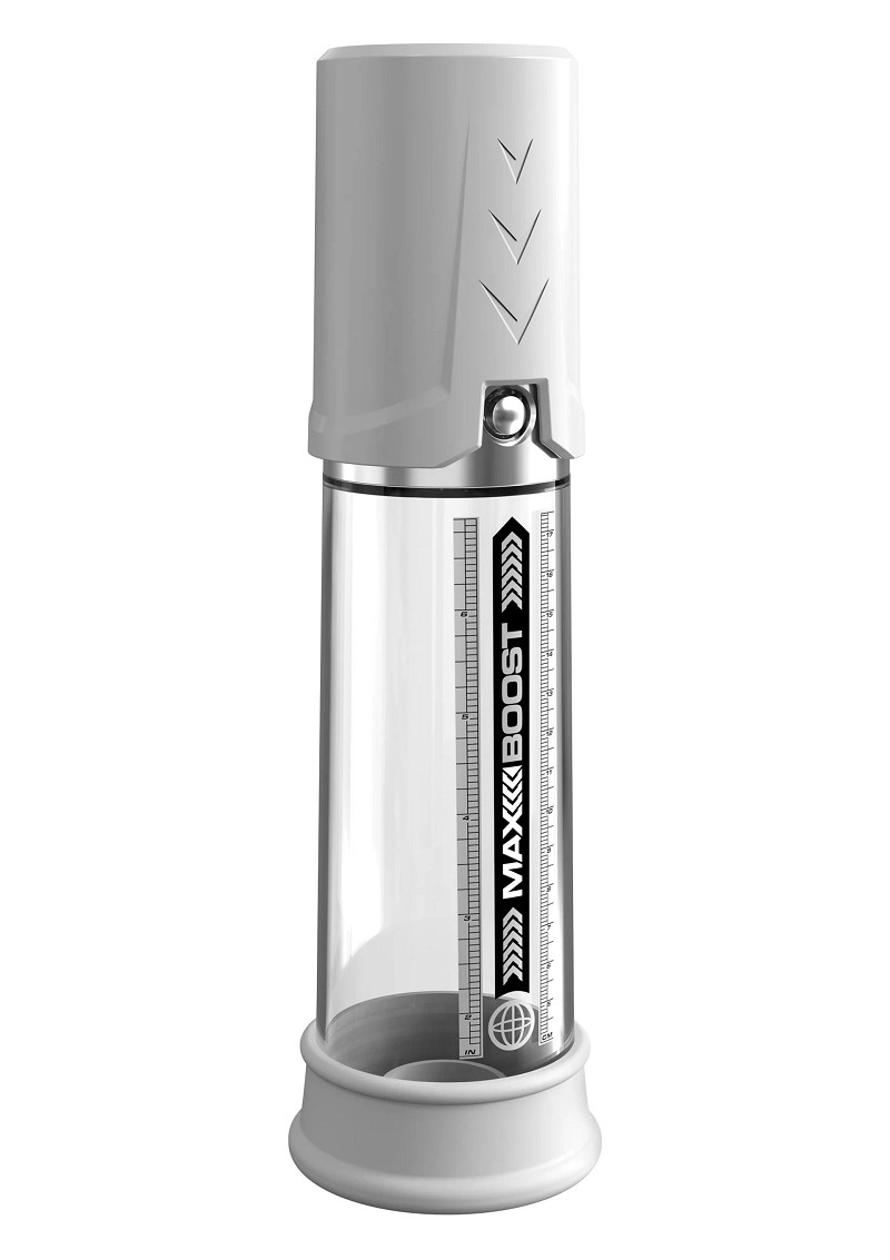 Pipedream Max Boost - вакуумная помпа для увеличения члена, 28,6 см (белая) - фото 1