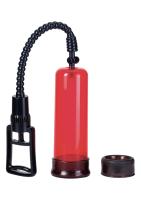 Seven Creations Red Pump - Вакуумная помпа для члена, 20х6.5 см (красный)