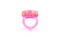 Браззерс - эрекционное кольцо для члена с вибрацией 2.5 см (розовый)