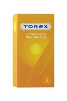 TOREX № 12 - Презервативы ребристые, 18,5 см