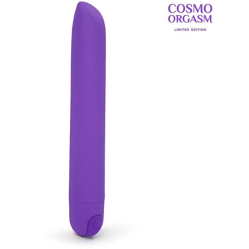 Cosmo Orgasm - Мини-вибромассажер со скошенным носиком, 13х2 см (фиолетовый)