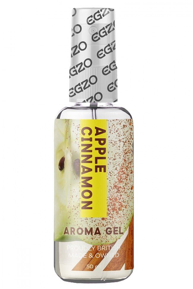 Egzo Aroma - Съедобный увлажняющий лубрикант на водной основе, 50 мл (яблоко и корица) - фото 1