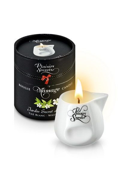 Plaisir Secret White Tea - массажная свеча с ароматом белого чая, 80 мл - фото 1