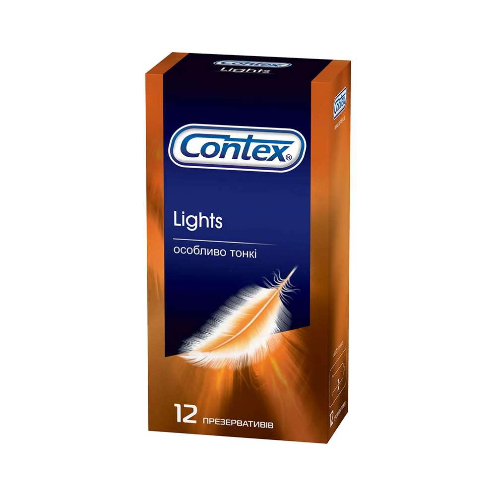 Contex Lights особо тонкие презервативы  (12 шт) - фото 1