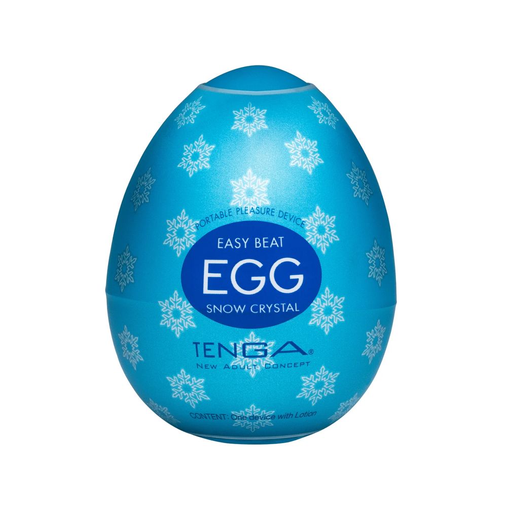 Tenga Egg Show Crystal - Мастурбатор-яйцо (белый) - фото 1