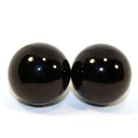 4SexDream - Вагинальные шарики из стекла, 16 см (черный)