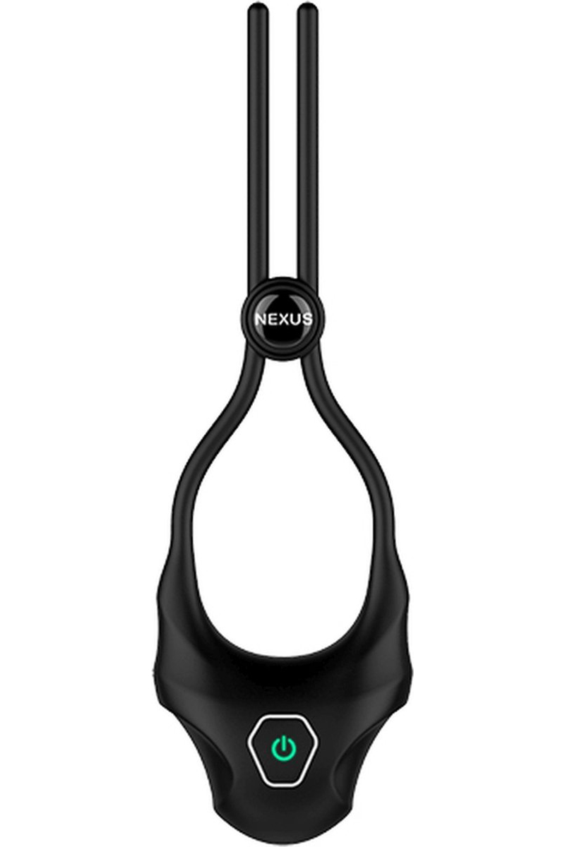 Nexus Forge - Эрекционное кольцо с вибрацией, 3.5 см (черный) - фото 1