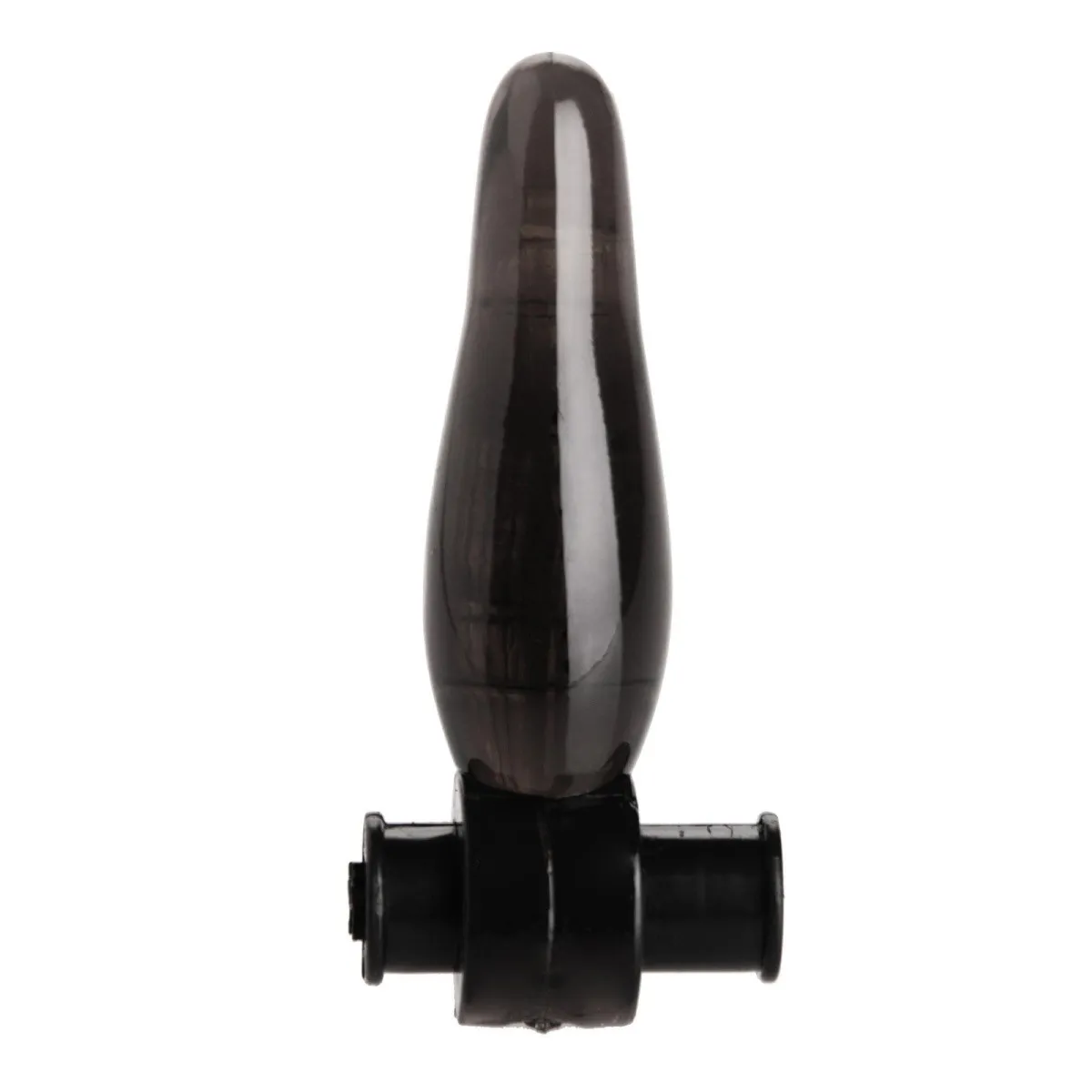 Trinity Vibes Vibrating Bum Tickler Mini Anal Plug - анальная пробка с вибропулей, 6.3х1.9 см (чёрный)