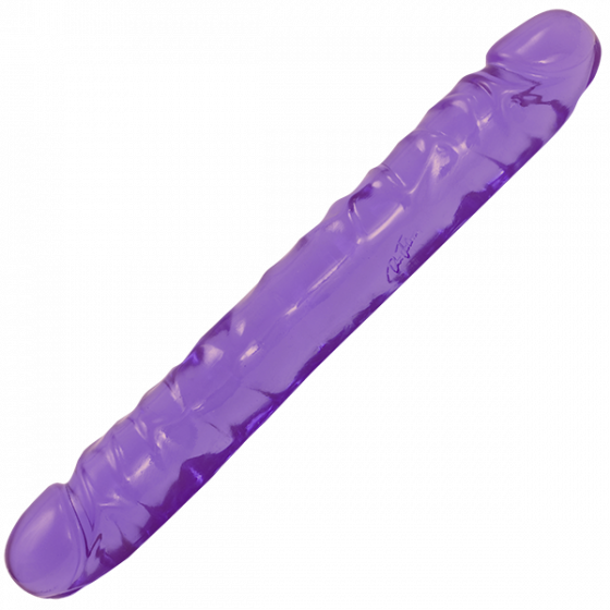 Двойной фаллоимитатор, 30.5 см (фиолетовый) - фото 1
