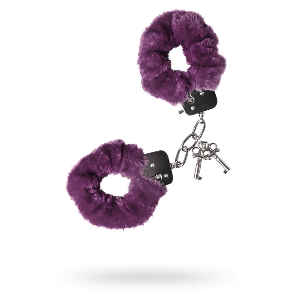ToyFa - наручники с меховой опушкой (фиолетовый)
