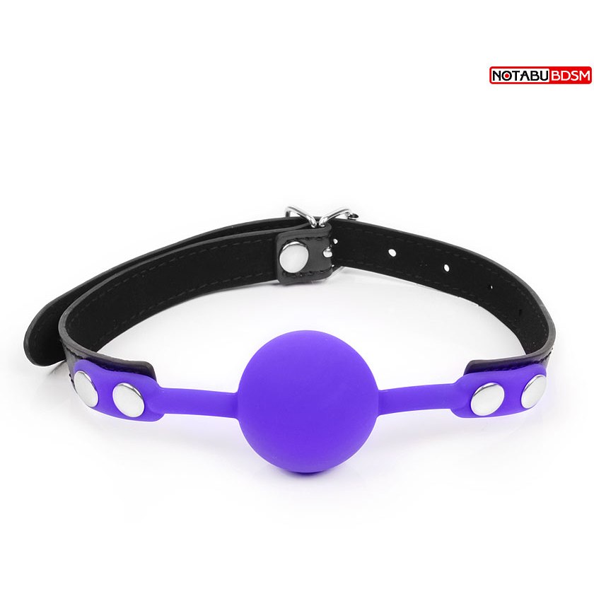 NoTabu - Силиконовый кляп, 4 см (фиолетовый)