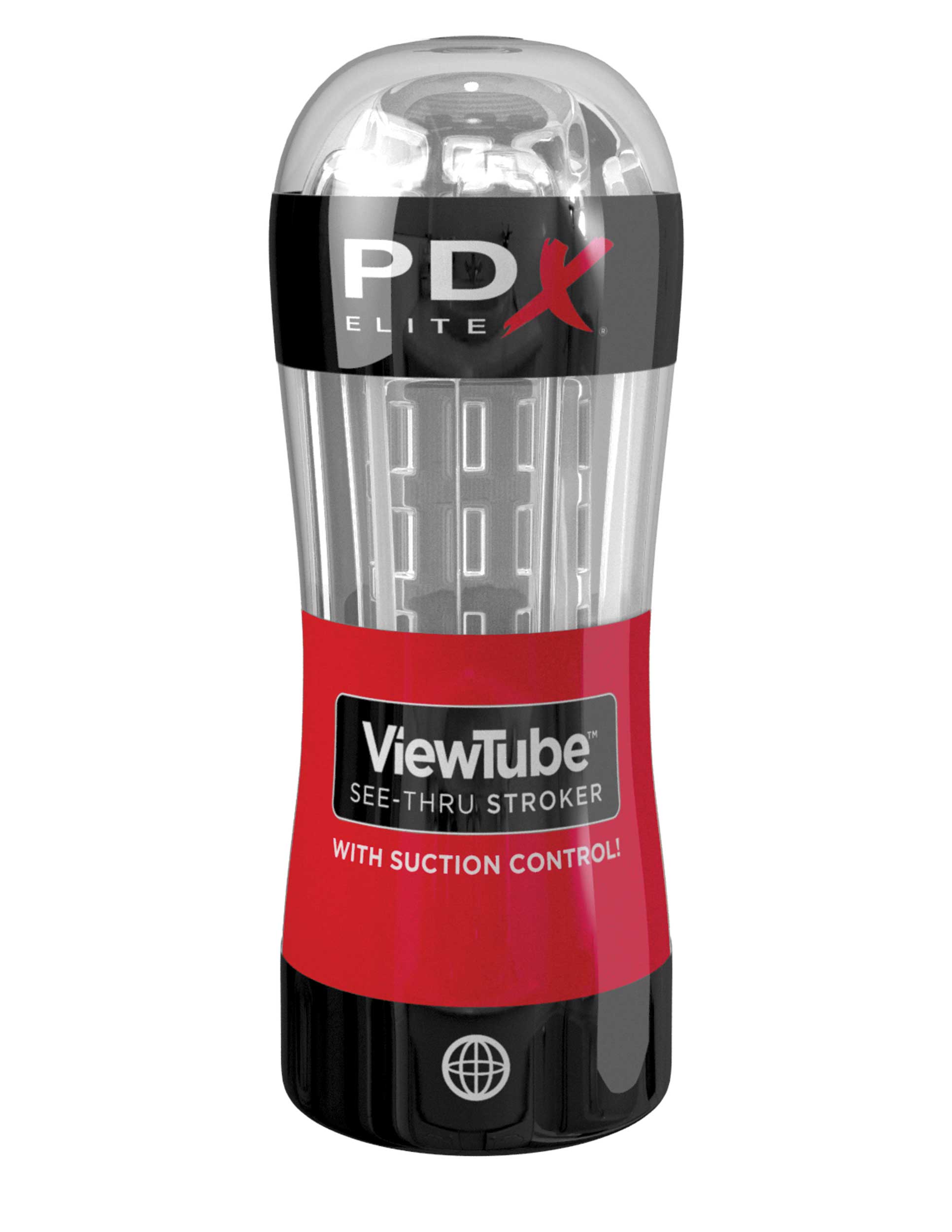 PDX Elite ViewTube See-Thru Stroker - Мастурбатор, 18,5 см (прозрачный)