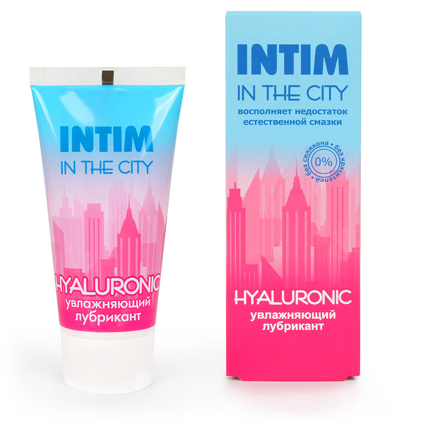 Intim In The City Hyaluronic - Увлажняющий лубрикантс гиалуроновой кислотой, 60 г - фото 1