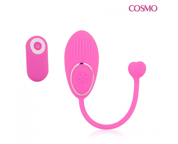 COSMO - Виброяйцо на дистанционном управлении, 7,3 см (розовый)