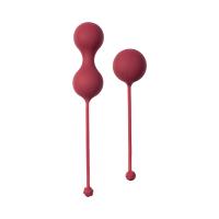 Lola Games Love Story Carmen - Набор вагинальных шариков со смещенным центром тяжести, 3.2 и 3.5 см (красный)