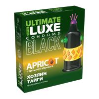 LUXE BLACK ULTIMATE ХОЗЯИН ТАЙГИ - Презерватив с запахом абрикоса, 1 штука (черный)