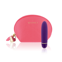 Rianne S Classique Vibe вибропуля с косметичкой 7 режимов вибрации, 12 см (фиолетовый)
