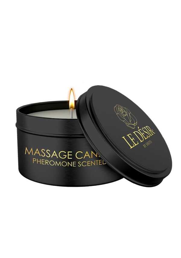 Massage Candle Pheremone Scented - Ароматизировання массажная свеча, 100 г (феромоны)