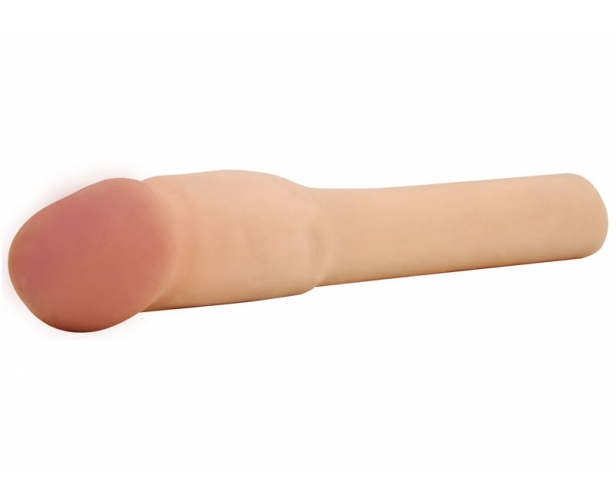 Насадка для пенис с вибрацией CyberSkin® 10 cm Xtra Thick Vibrating Transformer Penis Extension™ - фото 1