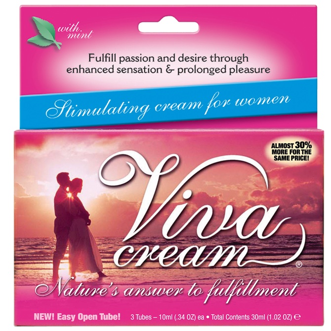 VivaCream - Стимулирующий крем для женщин, 3х30 мл. от ero-shop