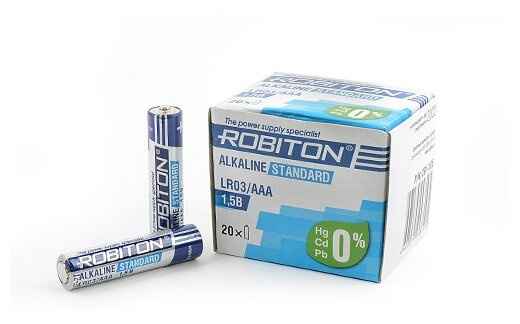 Robiton Standart LR03 AAA - Батарейки алкалиновые, 1 шт - фото 1