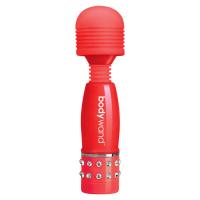 Bodywand Mini Massager Love Edition - Небольшой вибратор-микрофон, 10.2х2.5 см (красный)